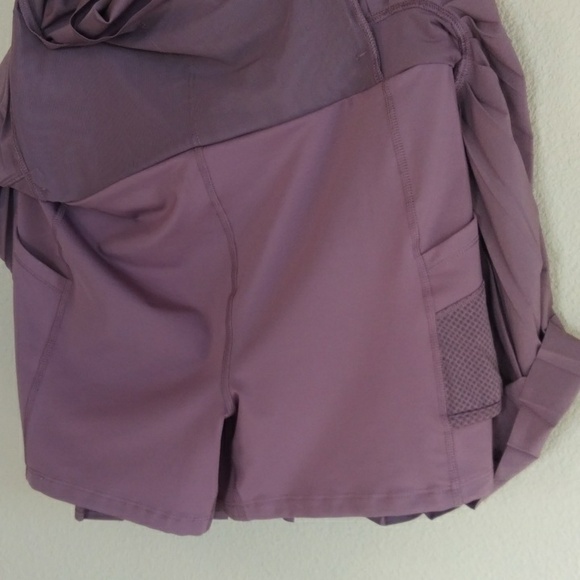 Athleta Advantage Skort size medium pleated purple - Picture 5 of 7